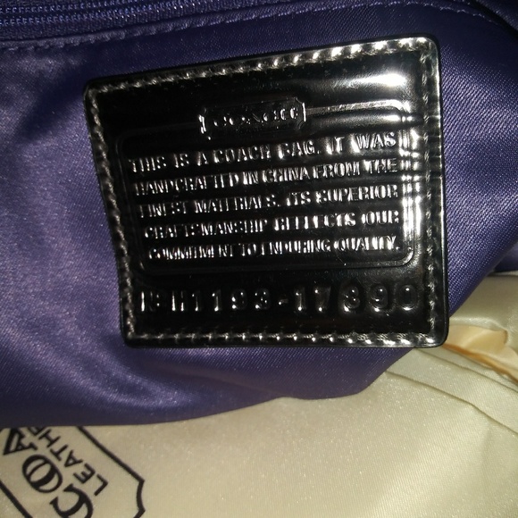 NWT authentic Coach Large poppy signature bag - Picture 7 of 8